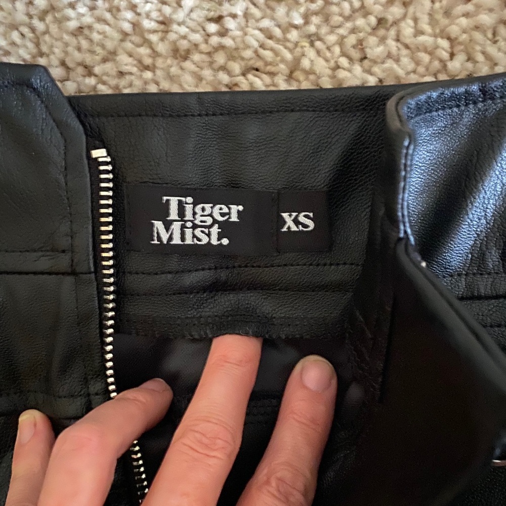 Pleather pants